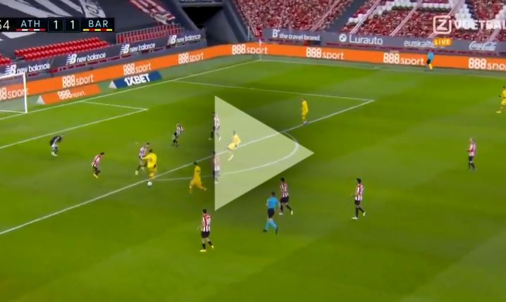 Tak Pedri asystuje przy golu Messiego! Barca prowadzi 2-1... [VIDEO]